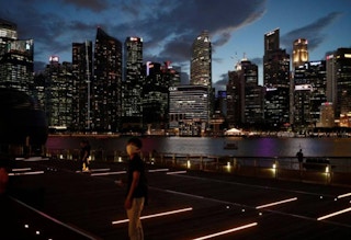 Marina Bay Waterfront Promenade in Singapore