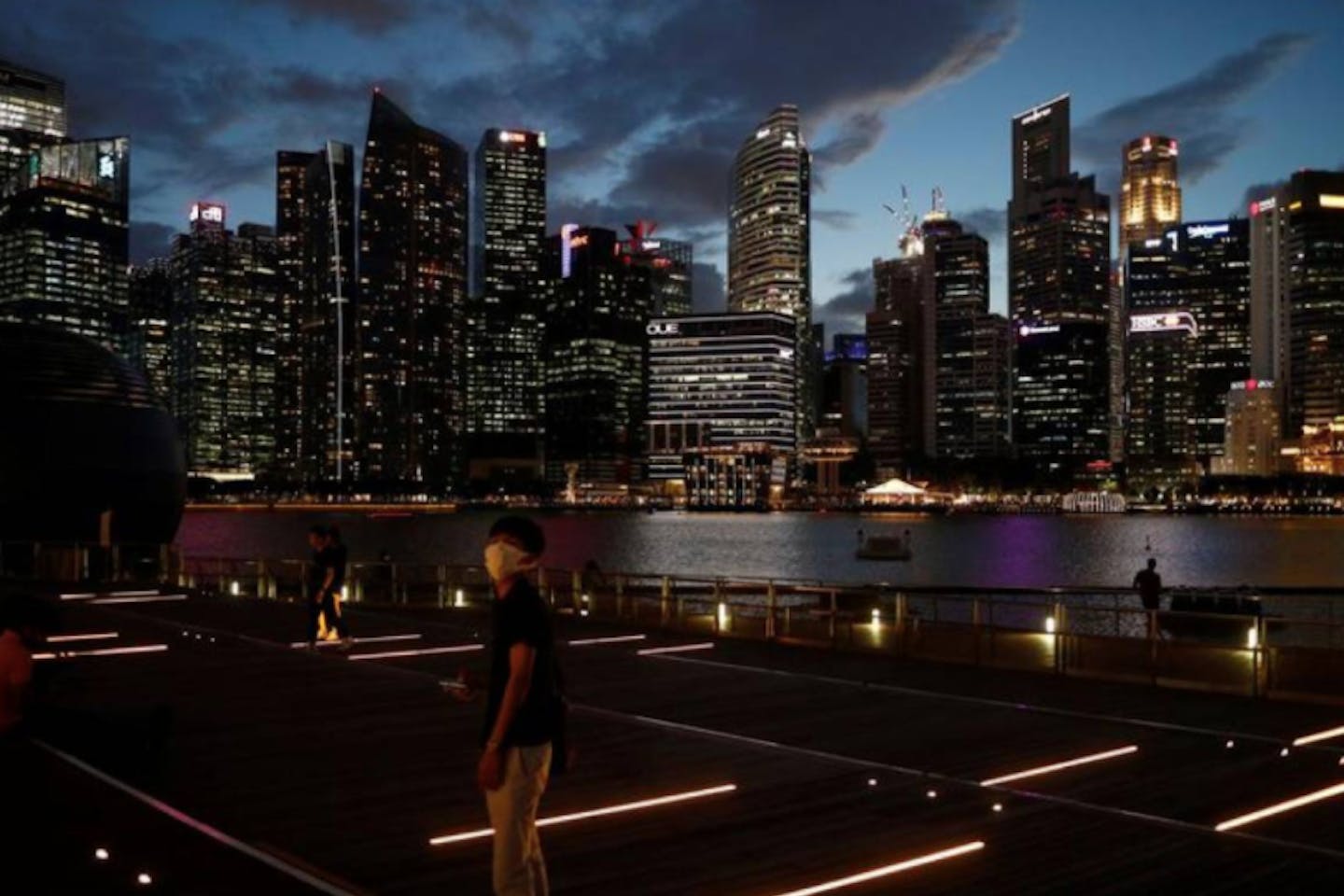 Marina Bay Waterfront Promenade in Singapore