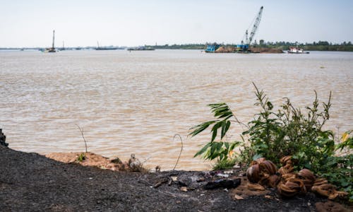 As the Mekong delta washes away, homes and highways are being lost