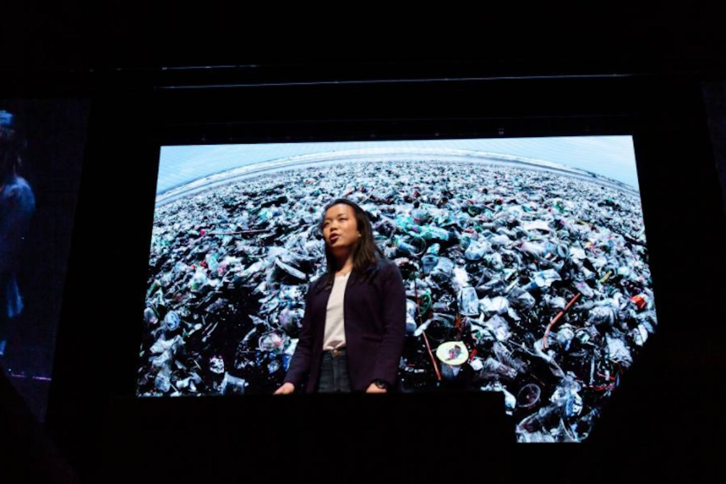 women social entrepreneurship Ted talk on plastic pollution2