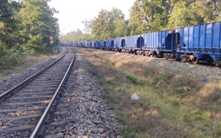trains carrying coal Palamu Tiger Reserve