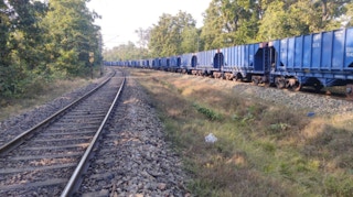 trains carrying coal Palamu Tiger Reserve