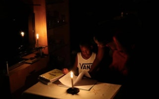 studying by candlelight africa