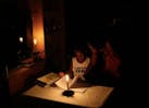 studying by candlelight africa