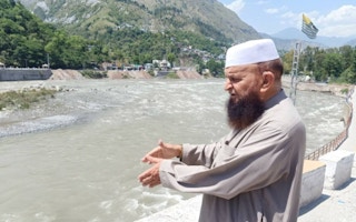 Neelam river Pakistan