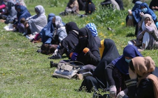 Afghan women Covid 19