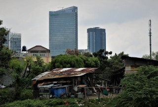 Slums in Jakarta, Indonesia