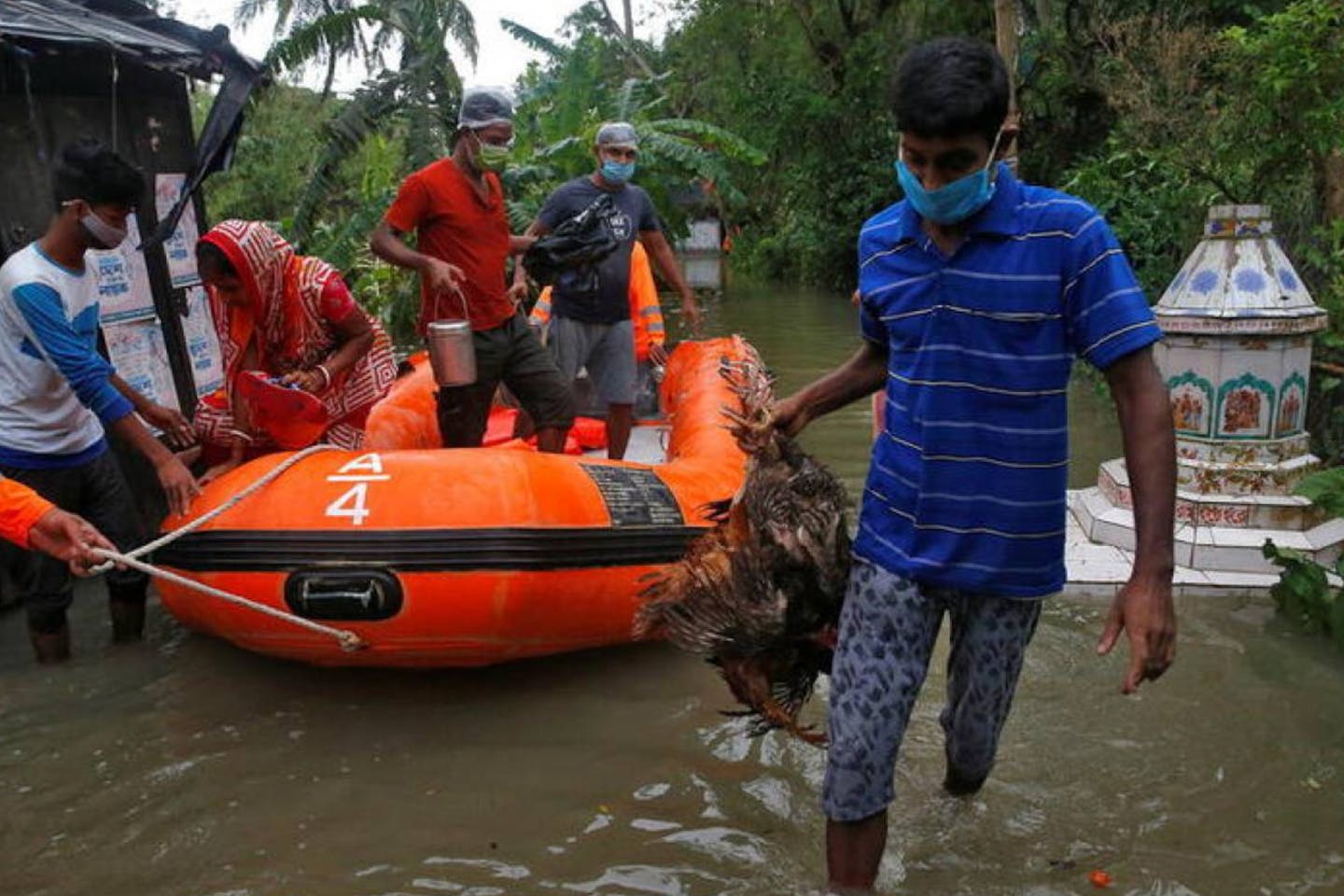 evacuation by national disaster response force