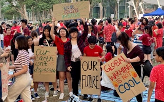 Singapore's first climate rally, in 2019