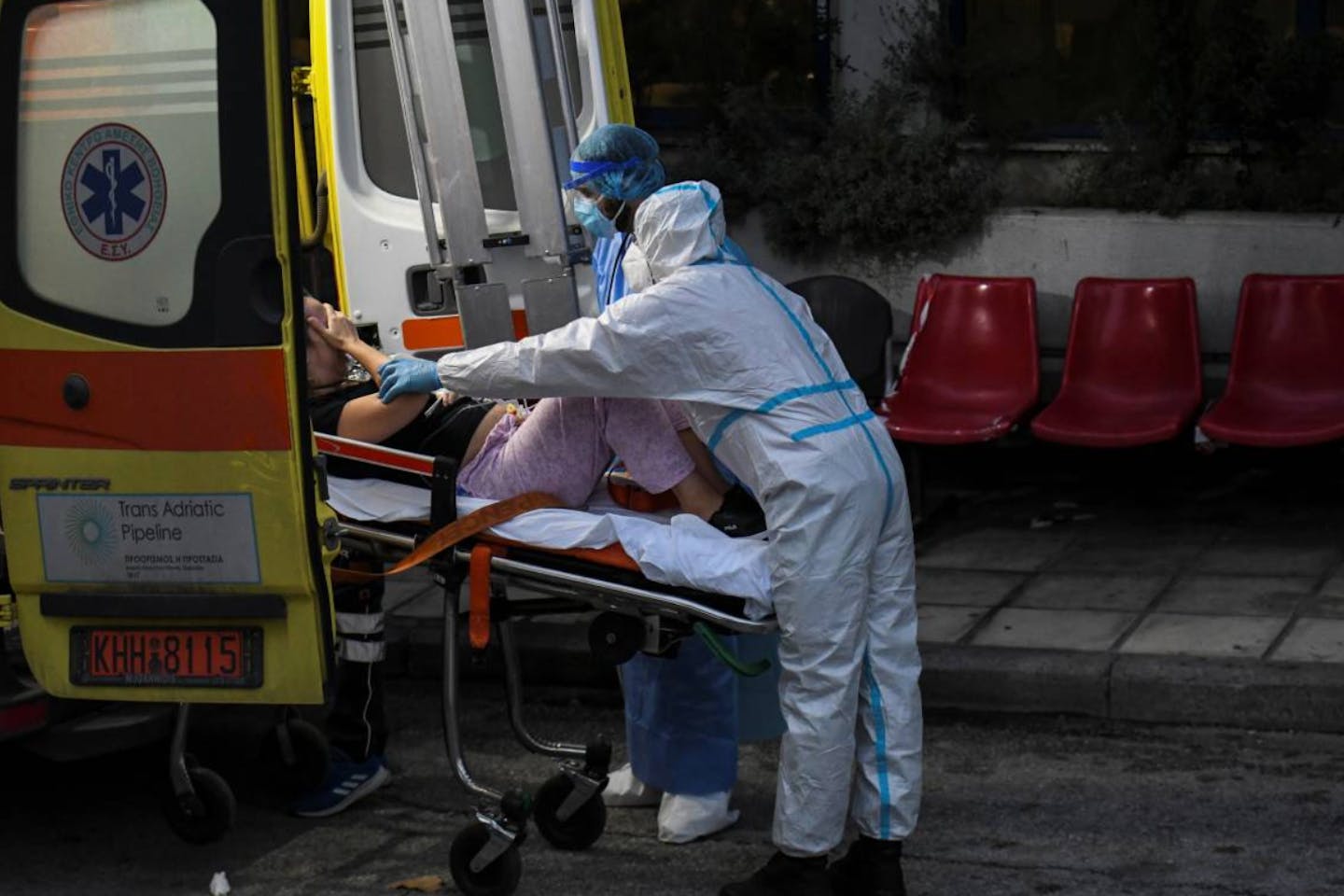 covid patient in greece