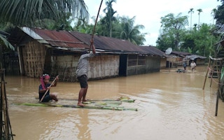 rescue mission in northeast india floods