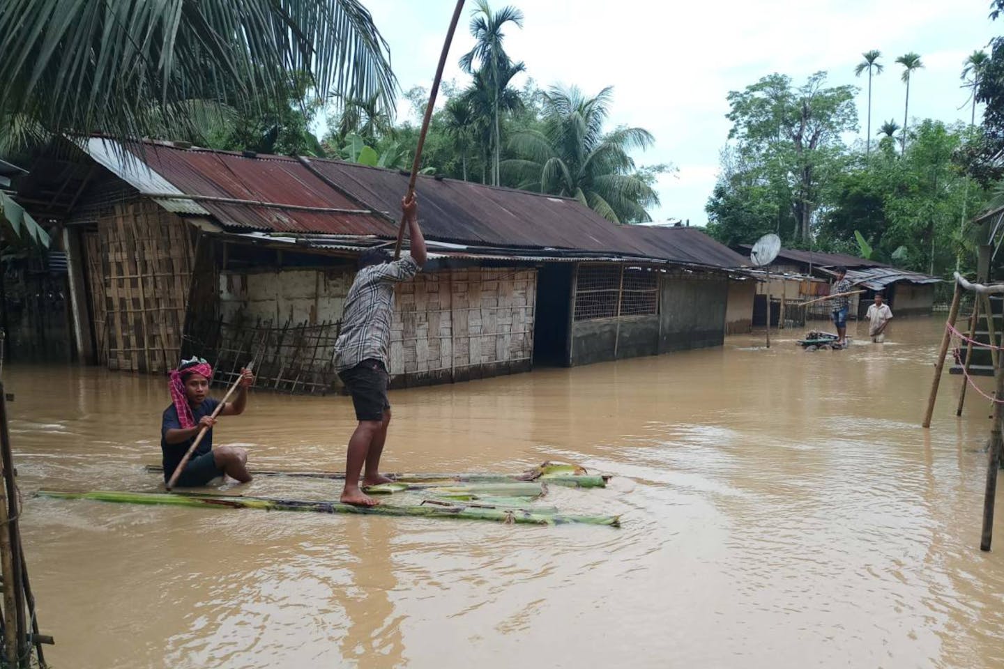 rescue mission in northeast india floods