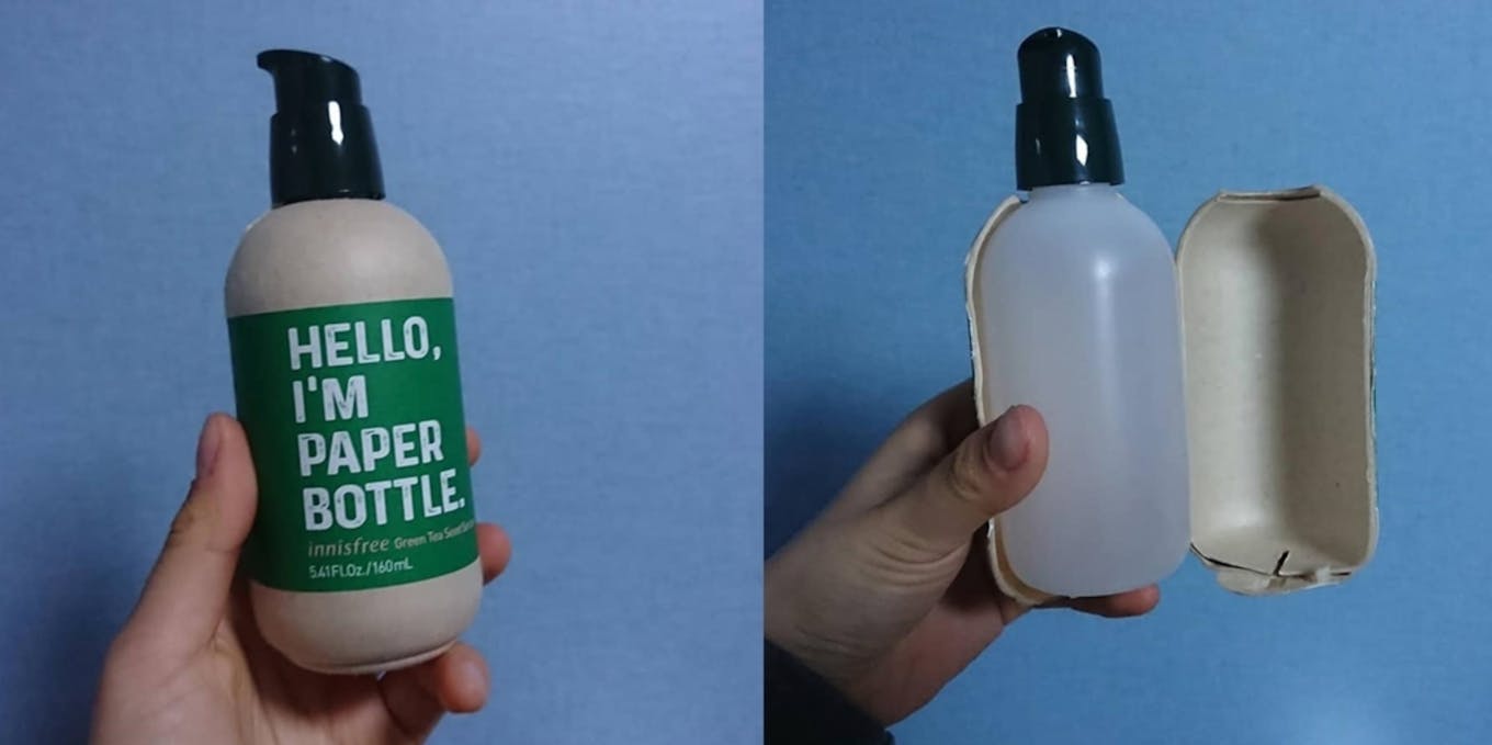 Greenwashing bottle Innisfree
