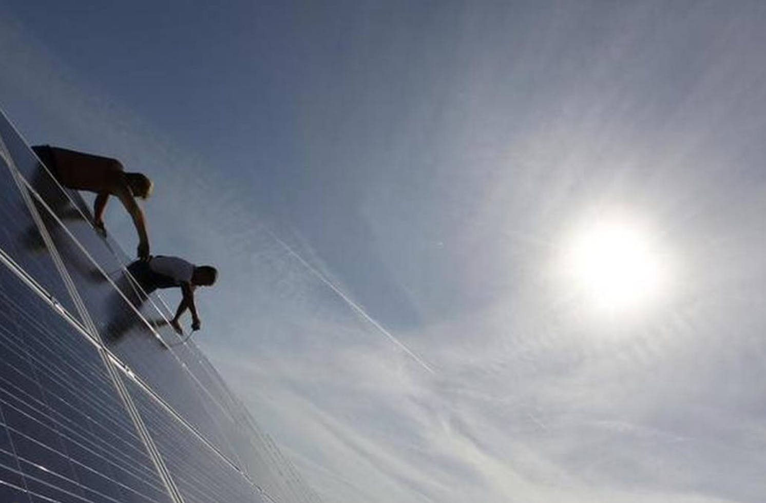 Solar power plant in Munich