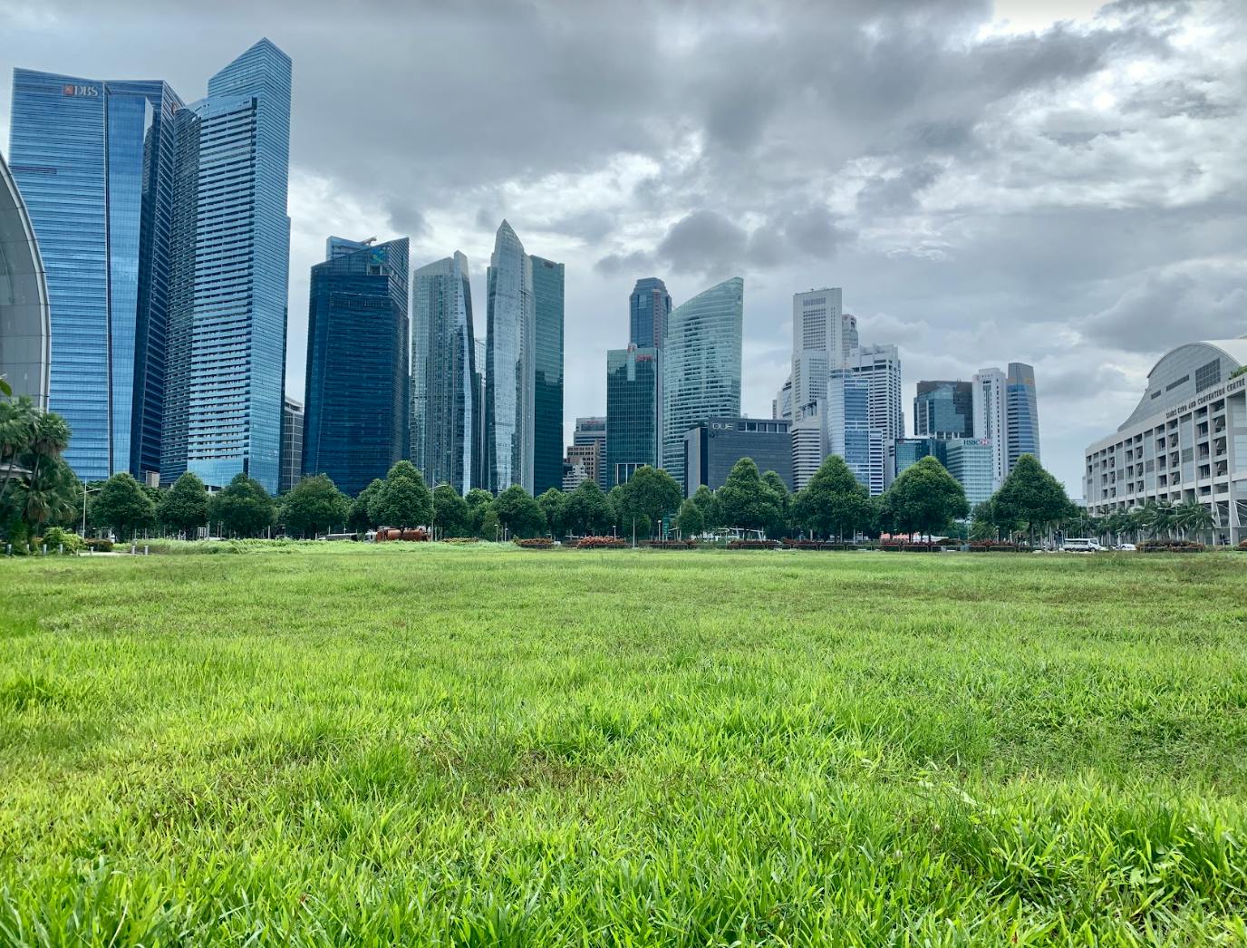 Singapore skyline from Marina Bay