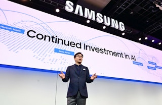 HS Kim, head of Samsung Electronics' consumer electronics division