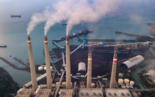 The Suralaya coal power plant in Cilegon city, Banten Province, Indonesia.