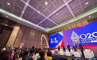 The 020 announcement at the G20 Summit in Bali, Indonesia