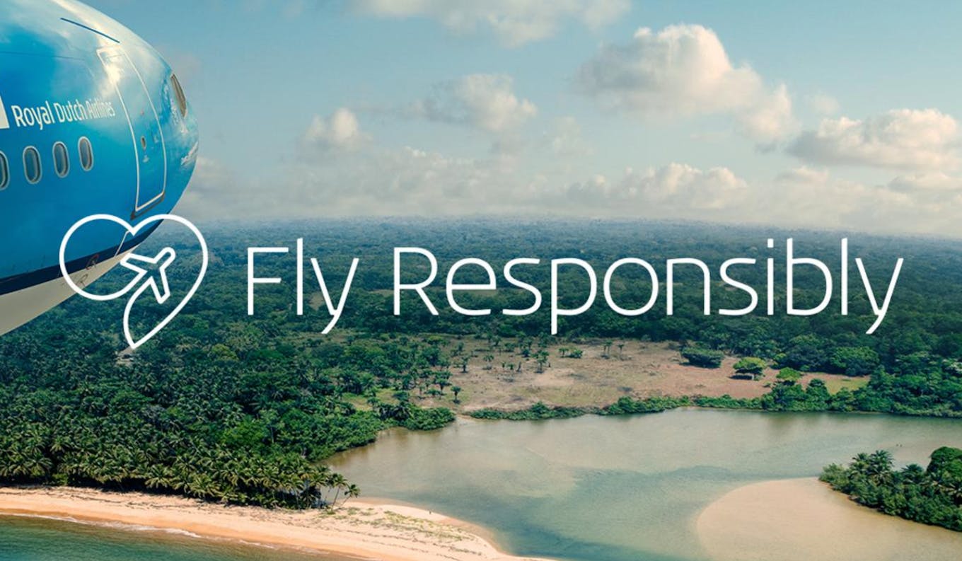 KLM's fly responsibly campaign