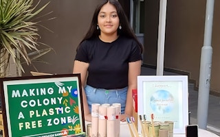 Esha Nahar from Bangalore promotes the use of eco-friendly products for Project Swachh Sansaar