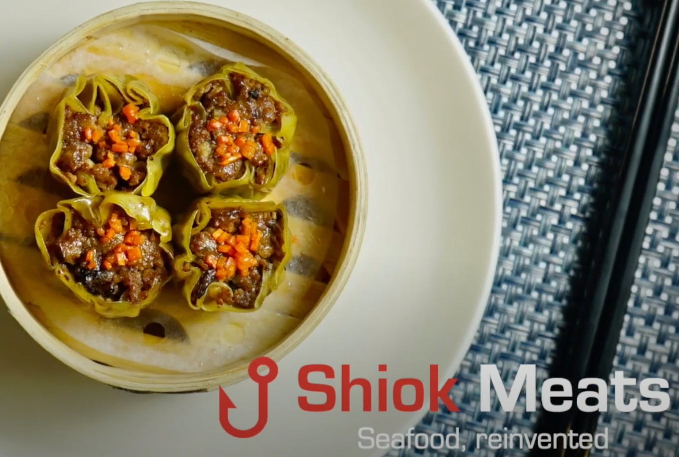 Shiok Meats shrimp dumpling