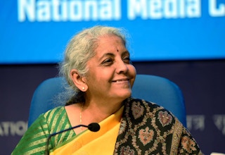 India's finance minister Nirmala Sitharaman