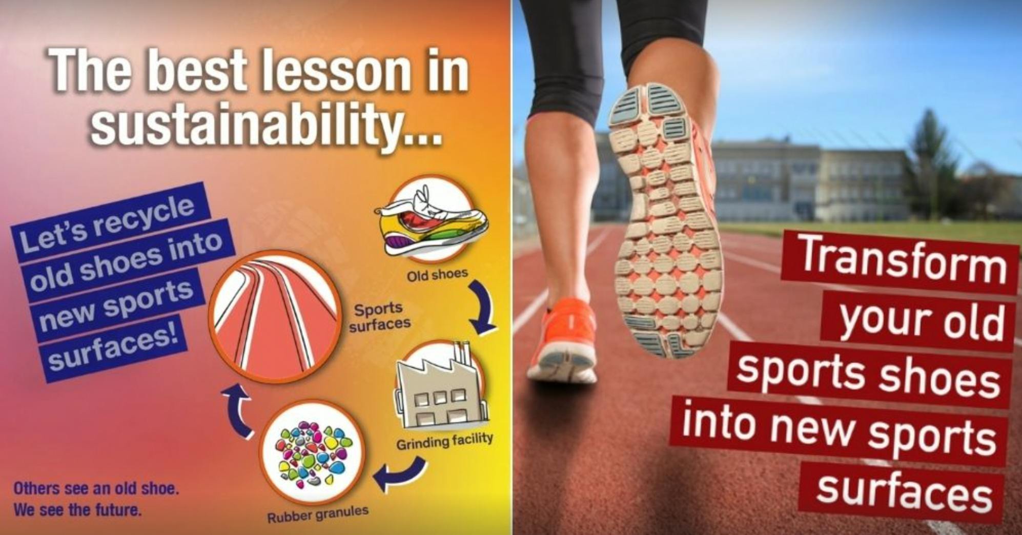 SportSG and Dow's shoe recycling initiative