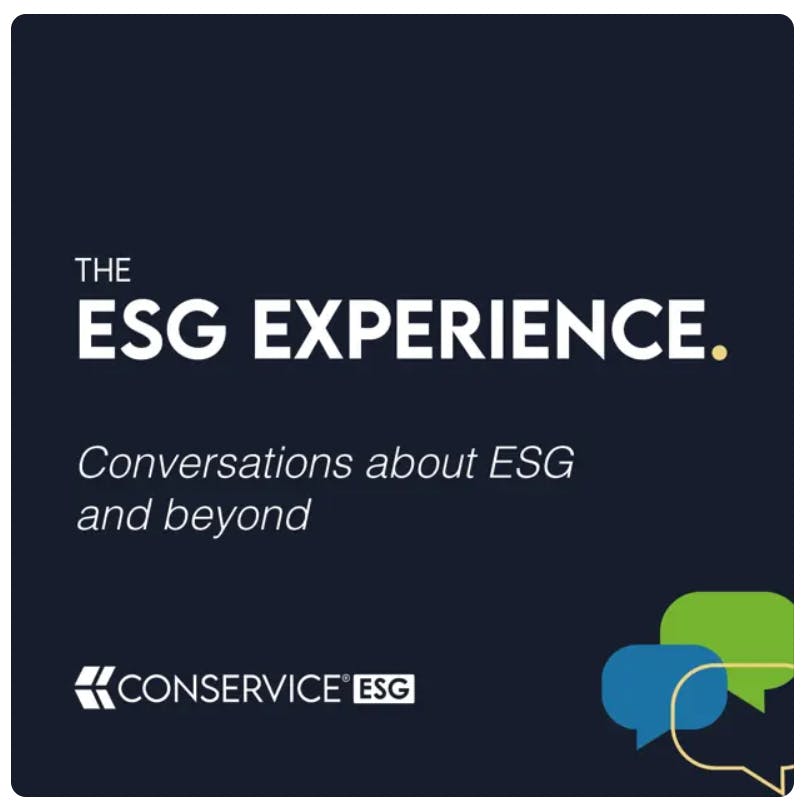 The ESG Experience podcast is hosted by United States-based utilities management provider Conservice ESG.