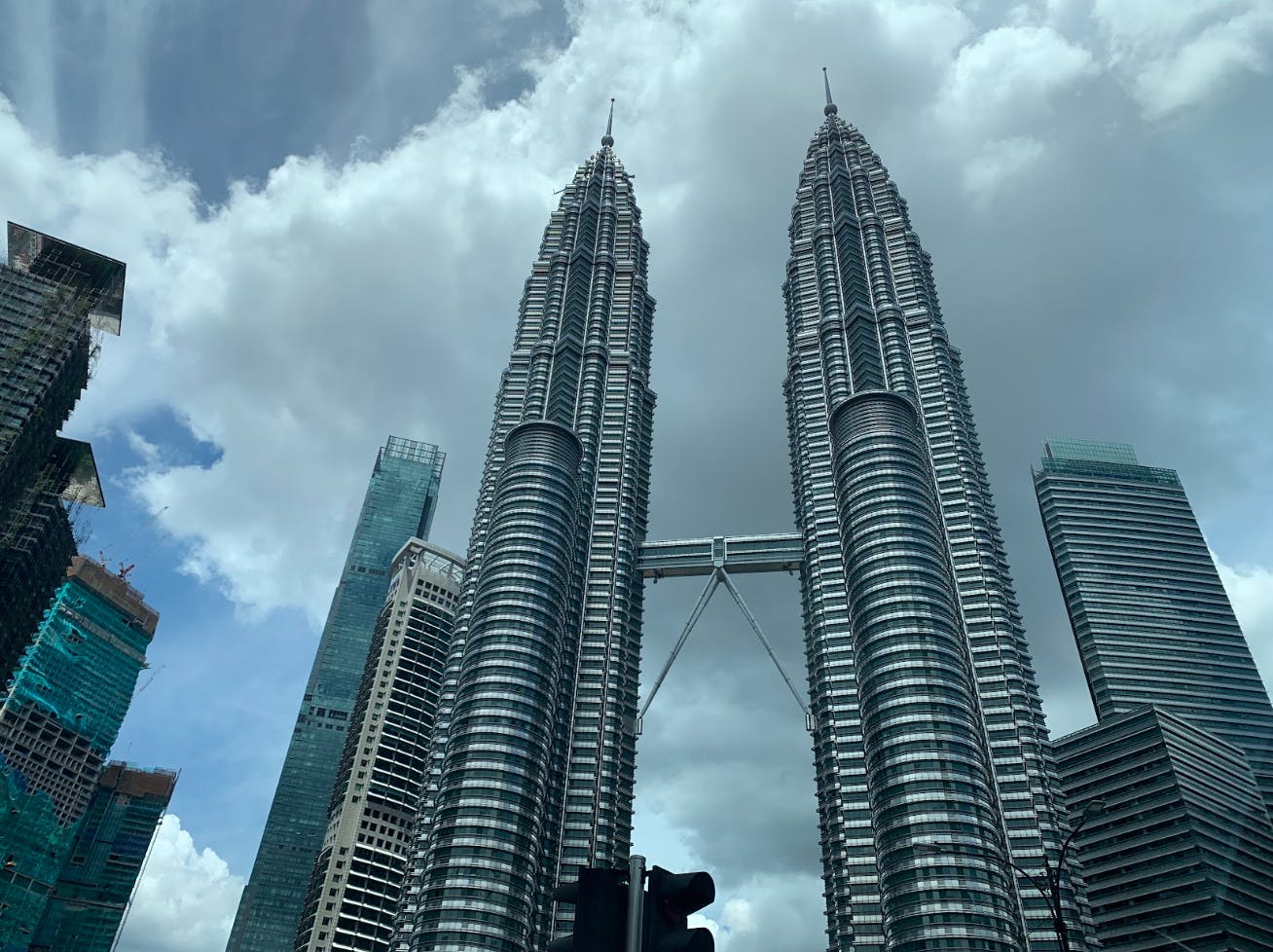 The Petronas Towers in Kuala Lumpur