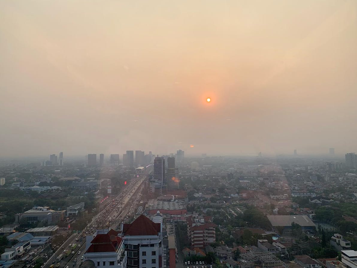 Jakarta smog in September 2023