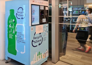A trial for a reverse vending machine in Singapore