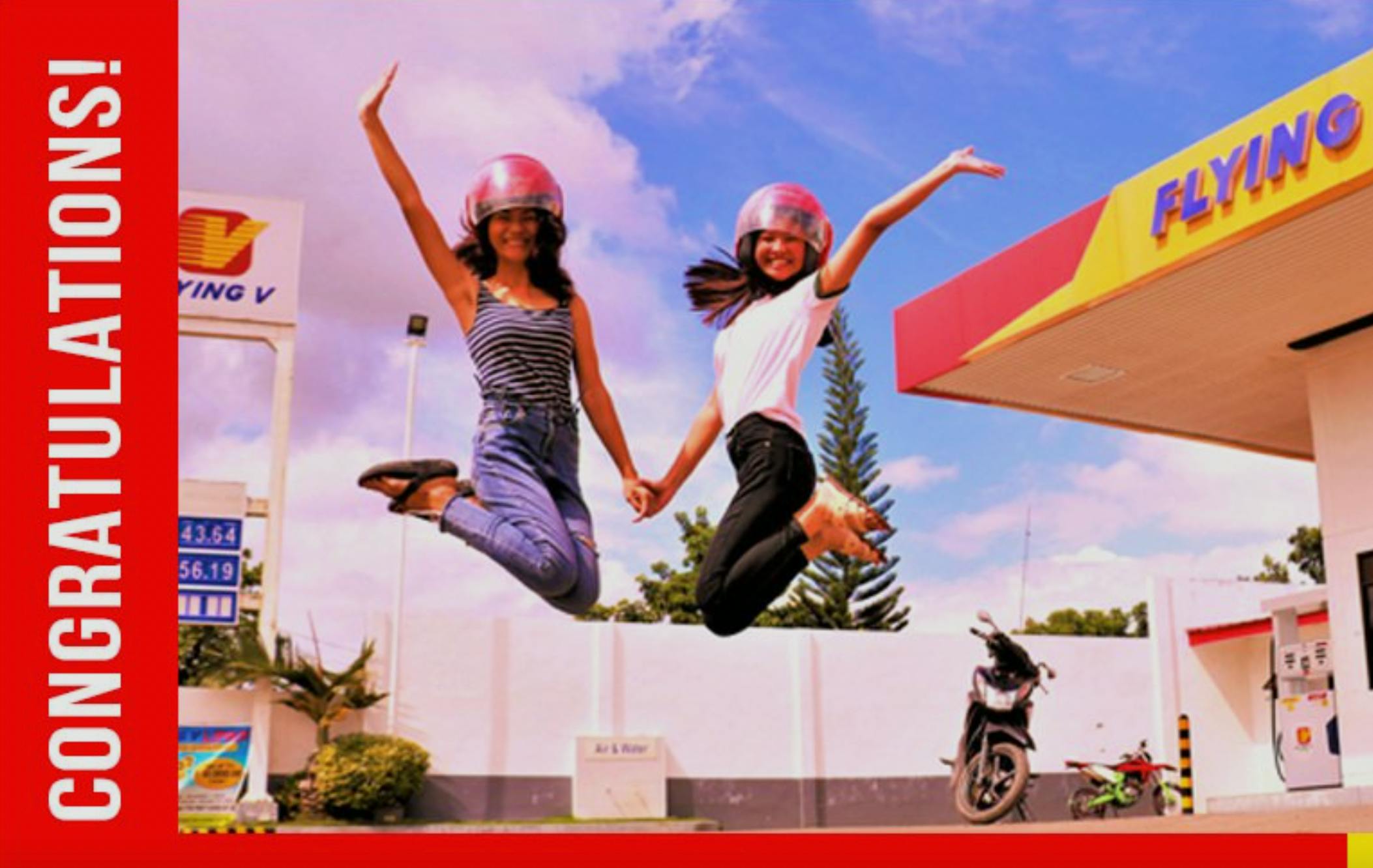 Philippines oil and gas company Flying V held a Tiktok dance competition that invited consumers to share videos of themselves dancing at a petrol station.