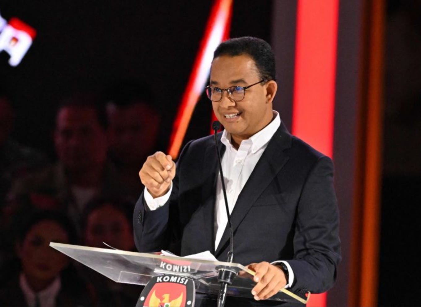 Anies Baswedan on the campaign trail