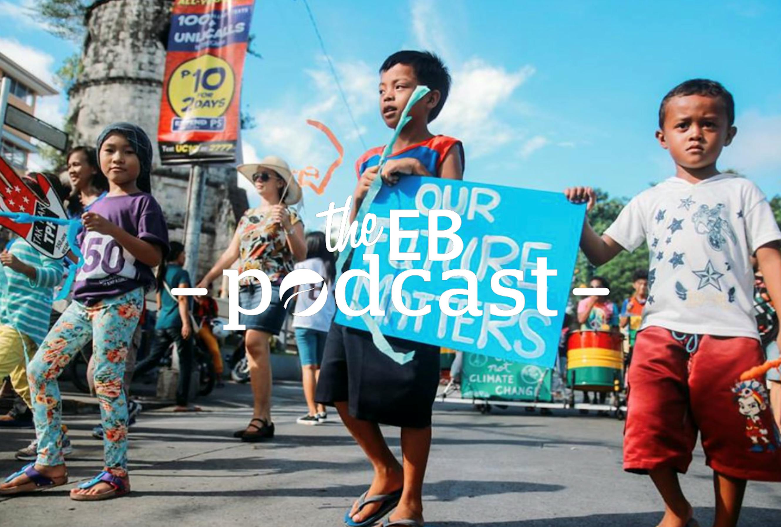 A protest for climate justice in the Philippines
