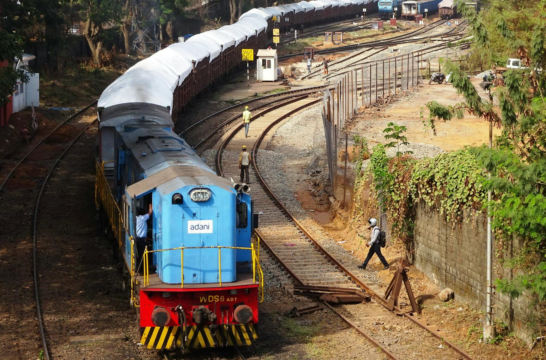 An Adani coal train