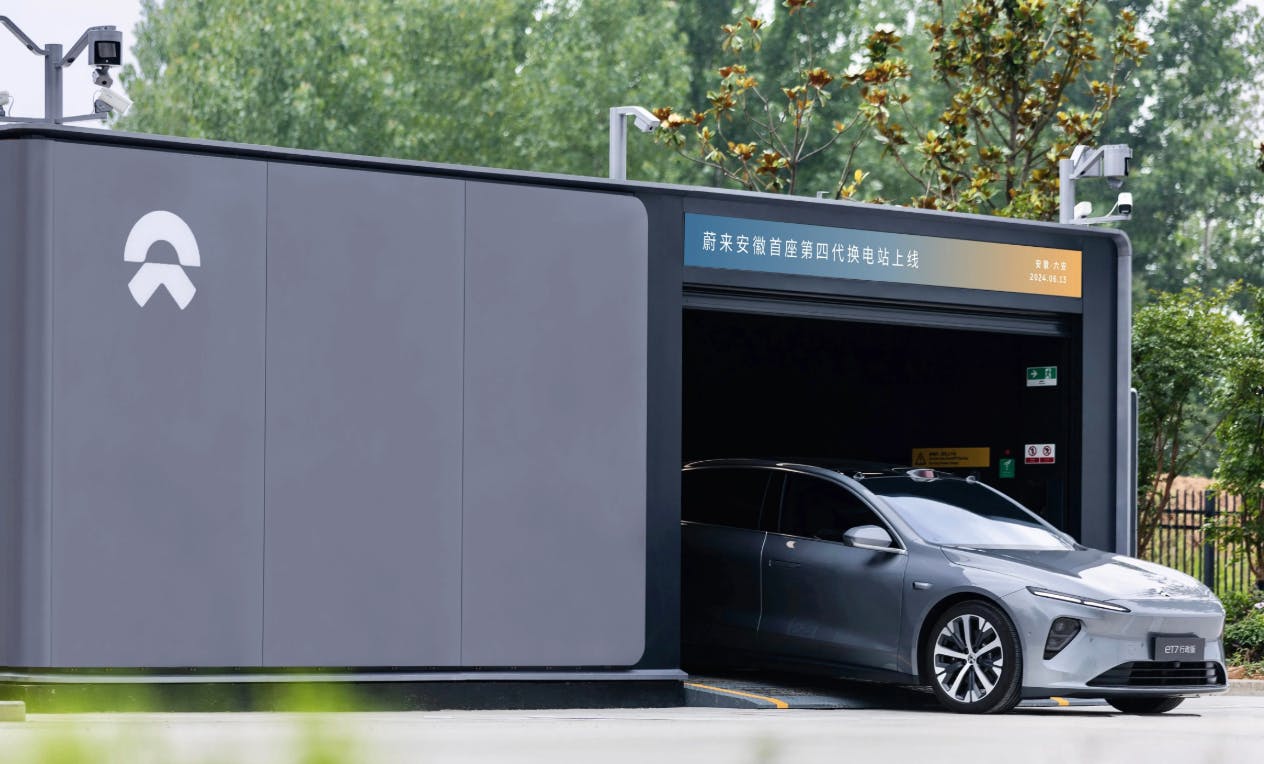 NIO EV battery swap