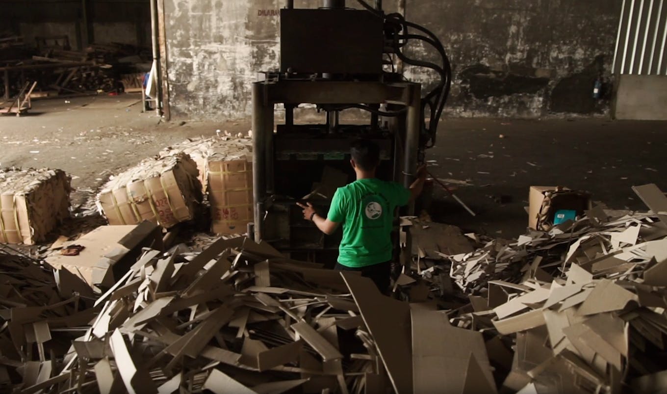 A DUS warehouse in Tangerang, Jakarta. Image: Daya Selaras Group