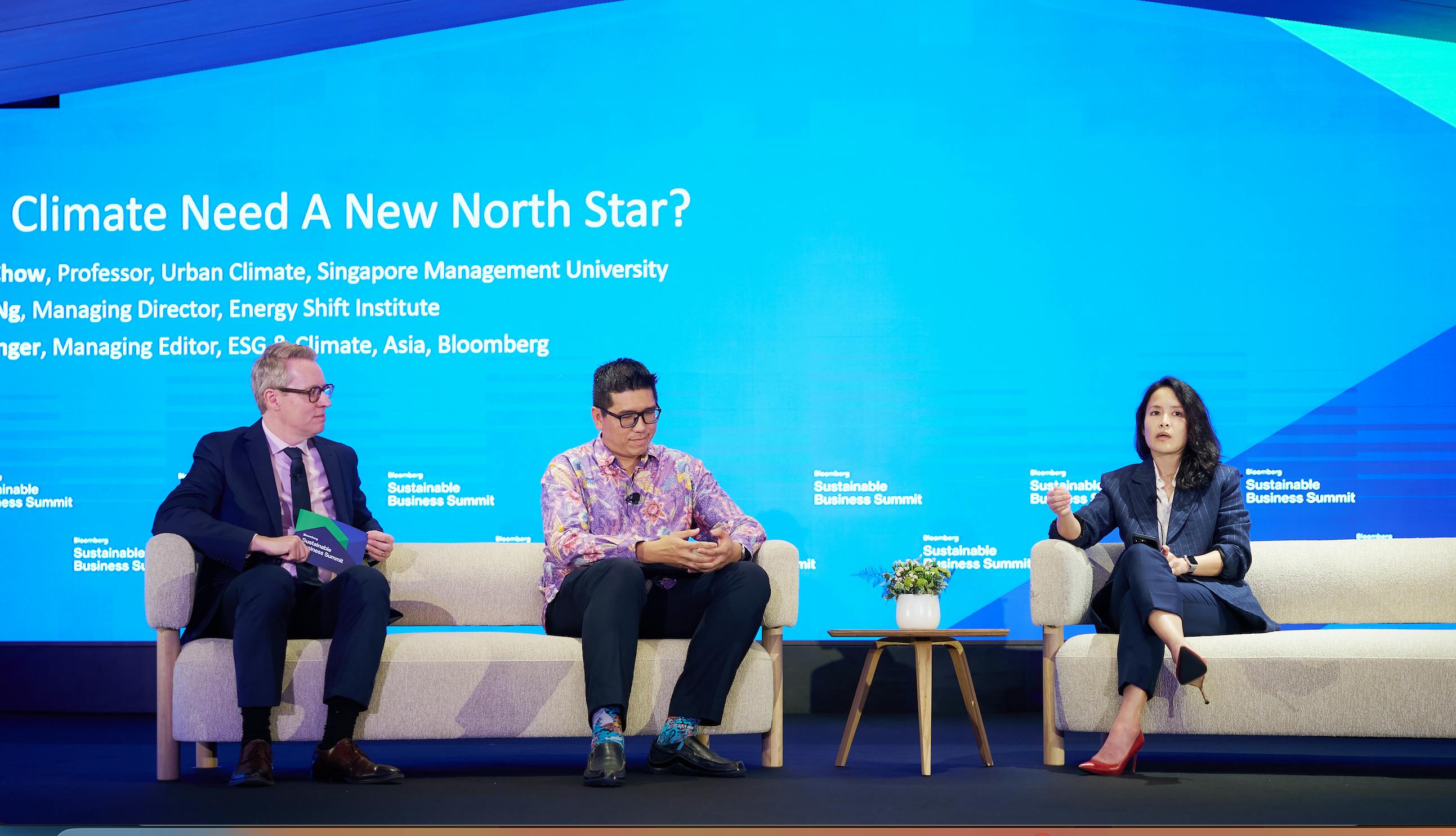 Bloomberg Sustainable Business Summit_Christina Ng and Winston Chow