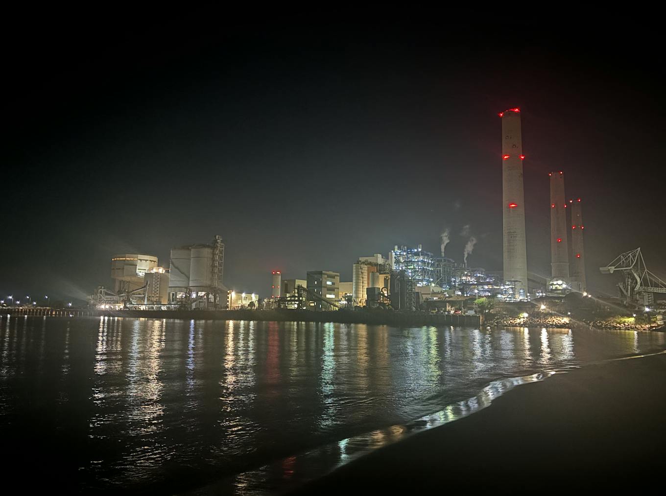 Lamma Power Station from Power Station Beach