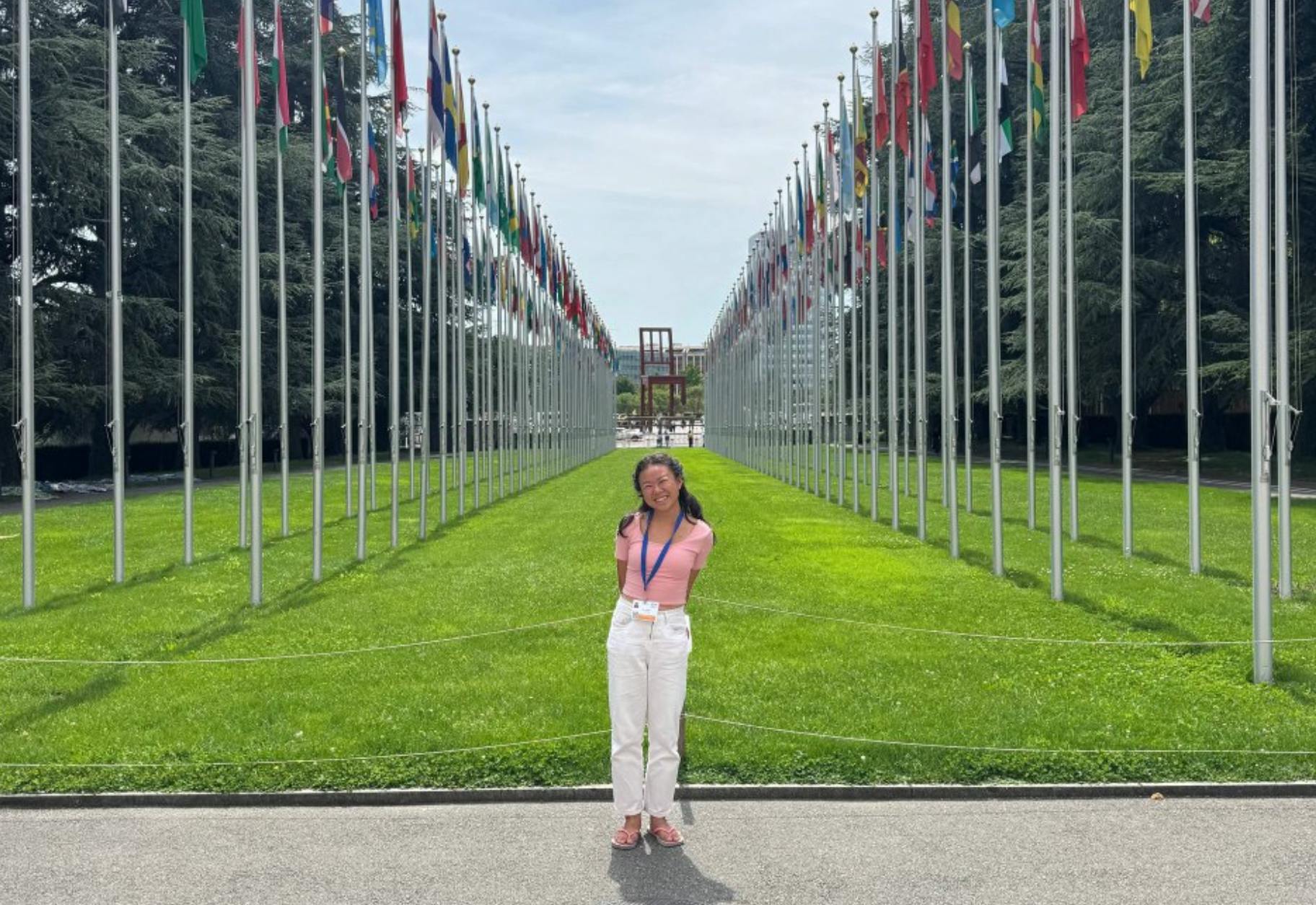 Terese Teoh at the INC-5.2 talks in Geneva