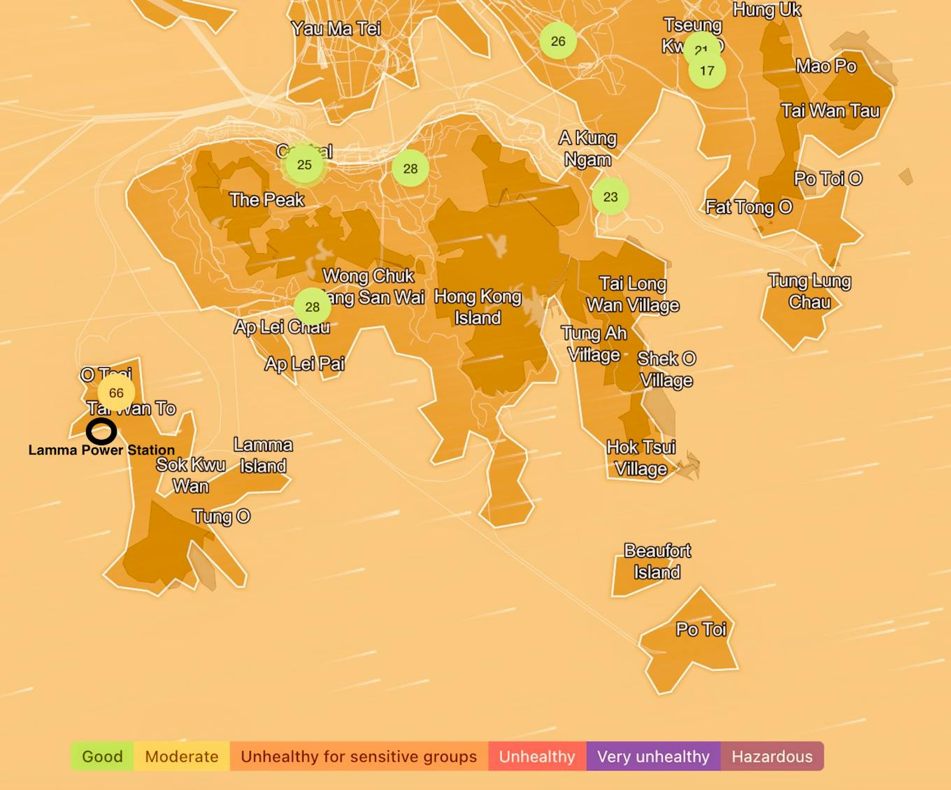 25981 Air pollution from Lamma Power Station