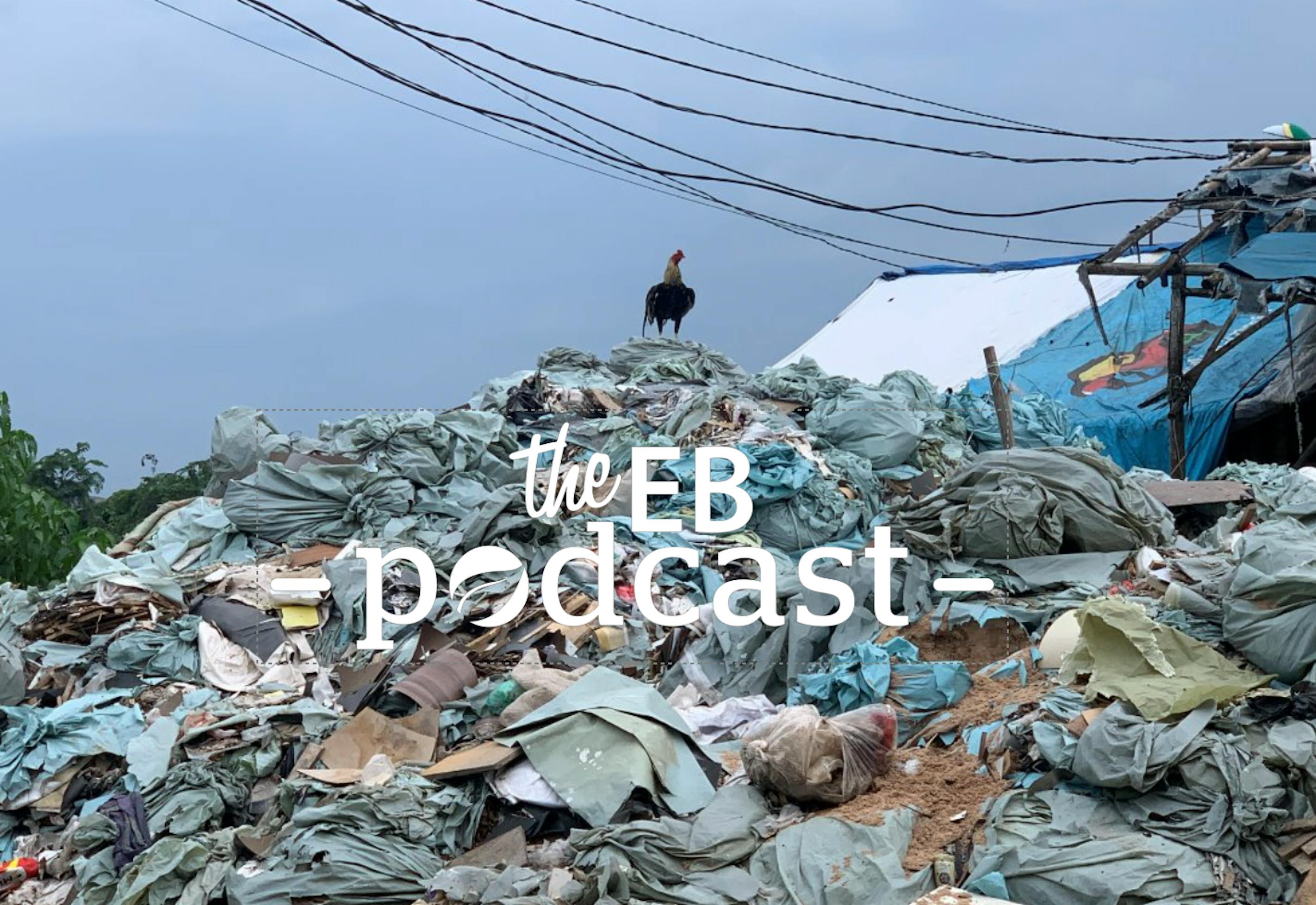 Trash piled high at the Bantar Gebang landfill in Bekasi, near Jakarta.