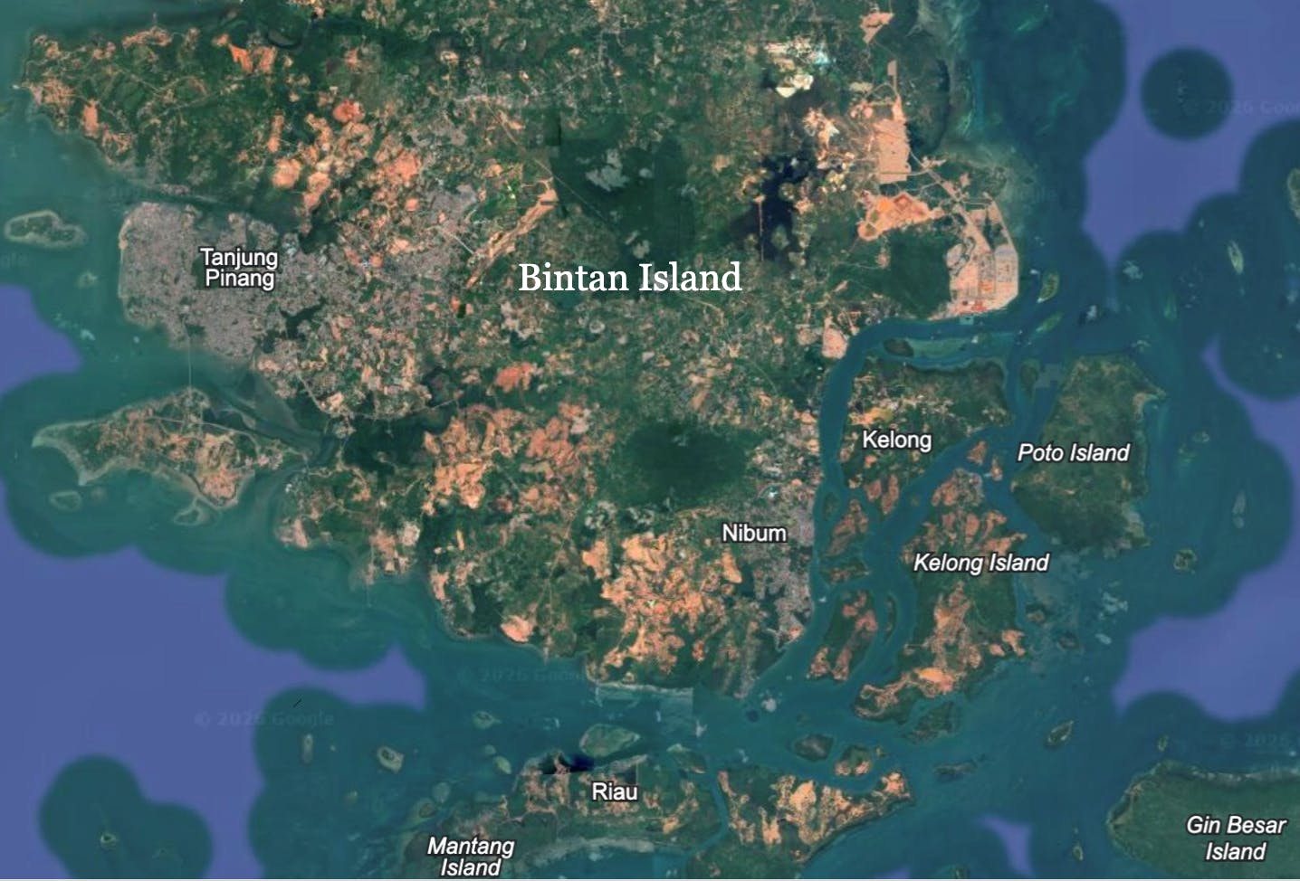 Bintan Island's south side