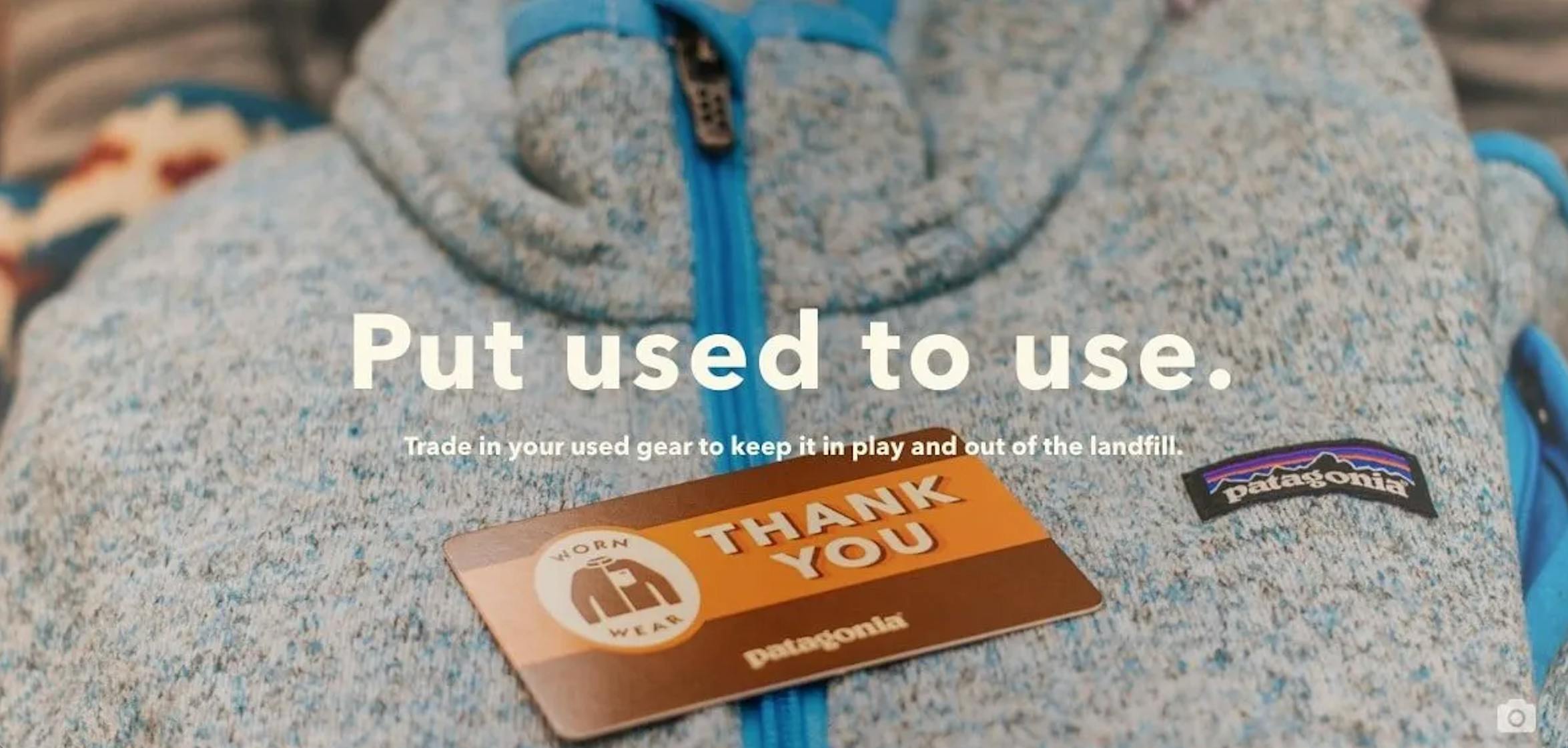 Patagonia reuse advertisement