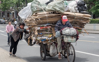 recycling bicycle in shanghai