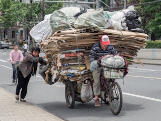 recycling bicycle in shanghai