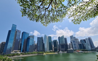 Singapore skyline noon 2022