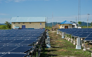 Solar panels in Indonesia