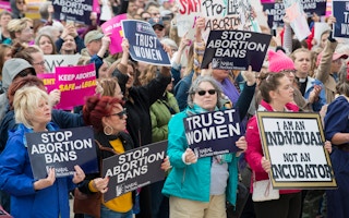 Abortion ban protest USA