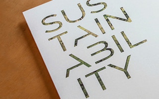 A sustainability report